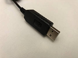 USB кабель для автономного живлення DC 5.5 x 2.1 підвищувач 5V в 12V для wi-fi роутера від Power bank, фото 2