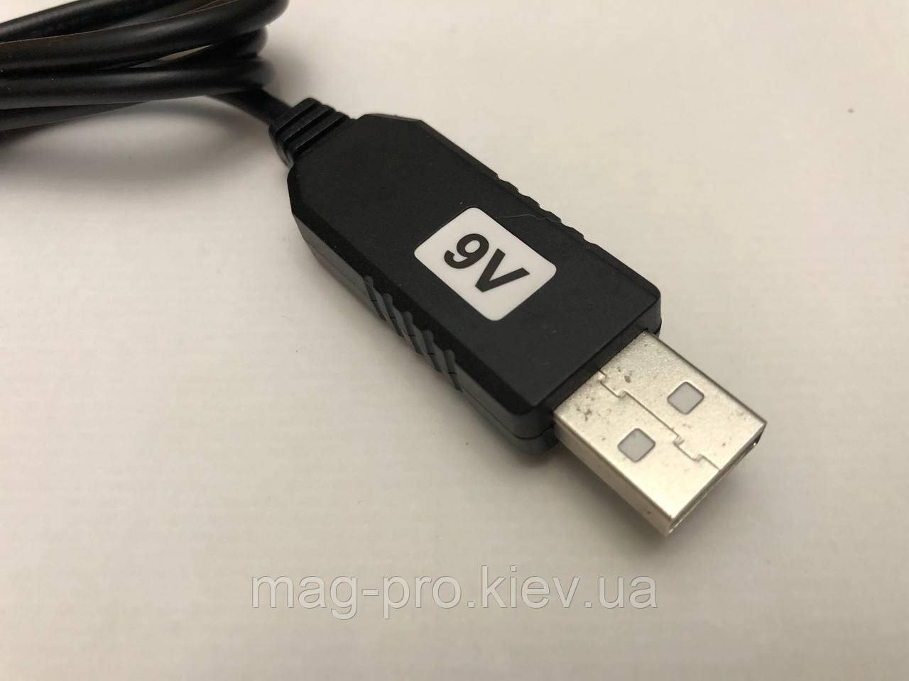 USB кабель для автономного живлення DC 5.5 x 2.1 підвищувач 5V в 12V для wi-fi роутера від Power bank Адаптер  9V на 12V