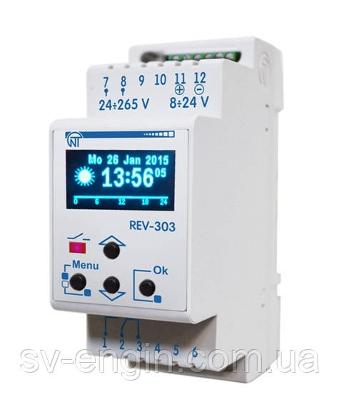 РЕНВ-303 (REV-303) — астрономічний цифровий таймер , фото 1