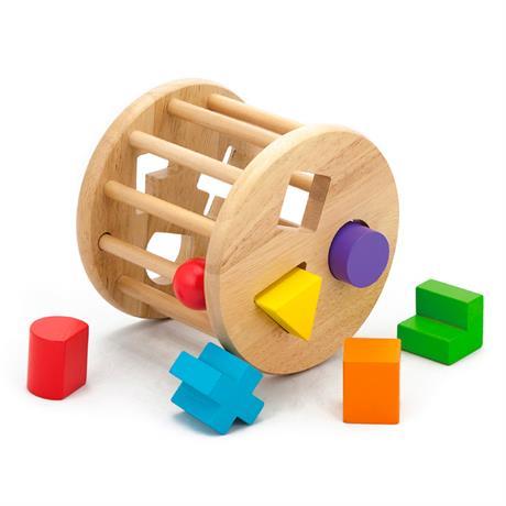Дерев'яний сортер Циліндр із фігурами Viga Toys