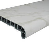 Пластиковий підвіконня Estera мармур 450, фото 2