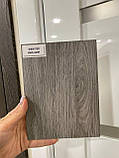 Двері міжкімнатні Леодор Leodor модель Мілан у кольорі клен грей із чорним склом 60,70, 80, 90 см, фото 3