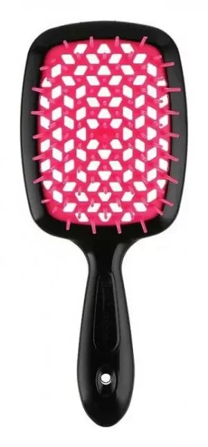 Щітка для волосся Superbrush Small Janeke чорна фуксія серединка, фото 1
