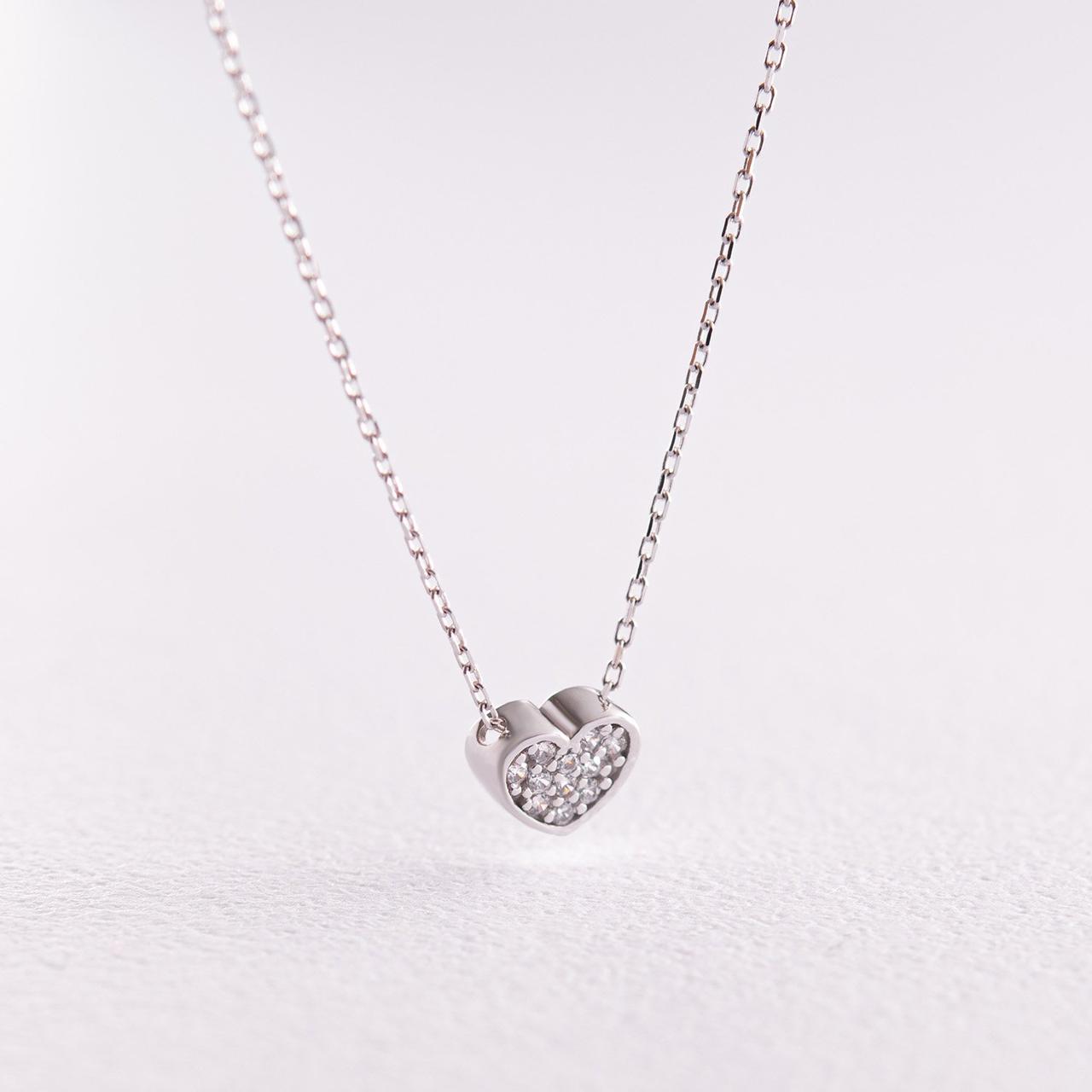 Кольє "Сердечко" з фіанітами (біле золото)
кол02291 Zipexpert ZIPEXPERT, фото 1