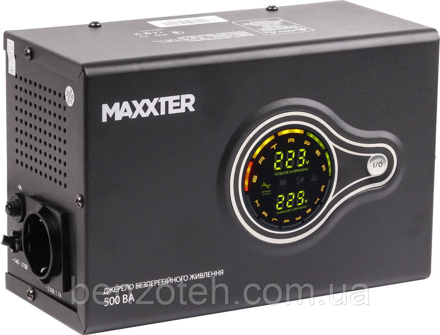 Джерело безперебійного живлення Maxxter MX-HI-PSW500-01 (інвертор) для котлів