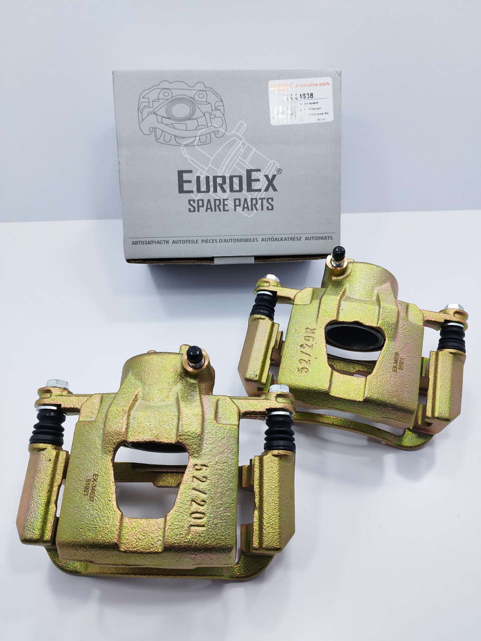 Суппорта передні Авео комплект лівий + правий EuroEx Угорщина