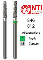 846-012-FG NTI Бор Алмазный конус с плоским концом для турбинного наконечника 846.314.012