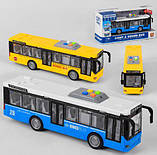 Автобус WY 910 AB (24) 2 види, інерція, світло, звук, в коробці, фото 2