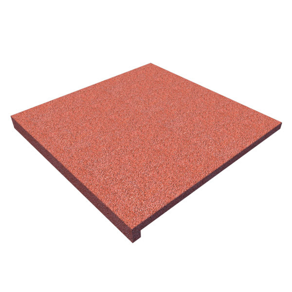 Накладки на сходи гумові PuzzleGym 500х500х20 мм (червоні)