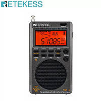 Retekess TR110 всеволновый радиоприемник AM/FM/SW/CB/Air/VHF, Li-Ion, наушники, новая версия HanRongDa HRD-747