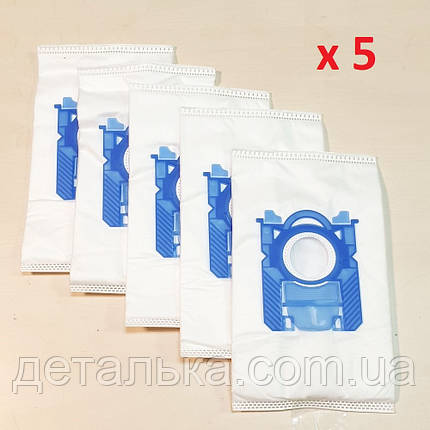 Одноразові мішки для пилососа Philips FC8021/03 — VAC200PS S-BAG 5 штук, фото 1