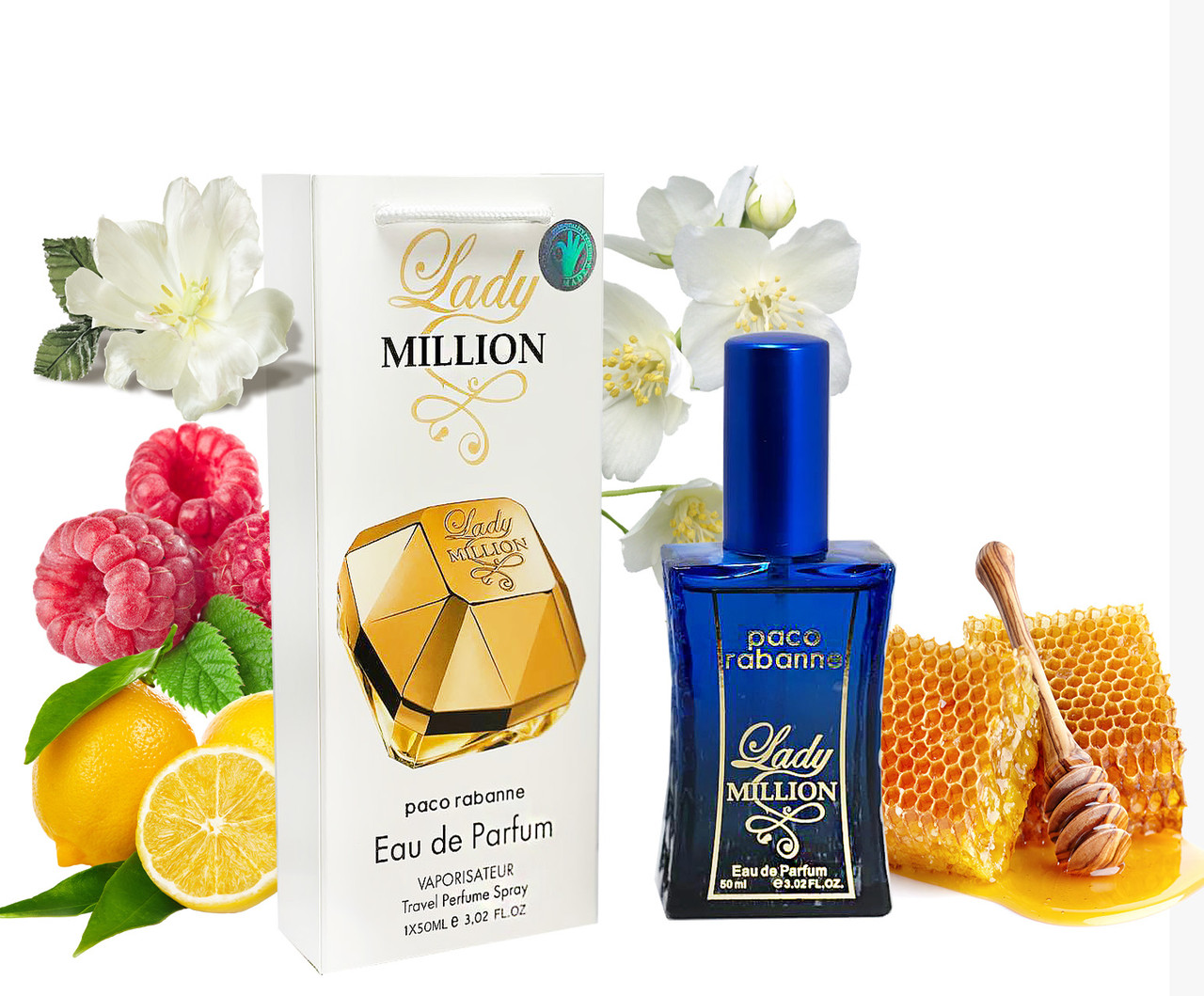 Paco Rabanne Lady Million (Пако Рабан Леді Мільйон) у подарунковій упаковці 50 мл. ОПТ