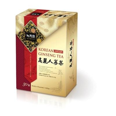 Чай женьшеневий Ginseng tea Nokchawon, Південна Корея, 50 пакетиків по 3 г