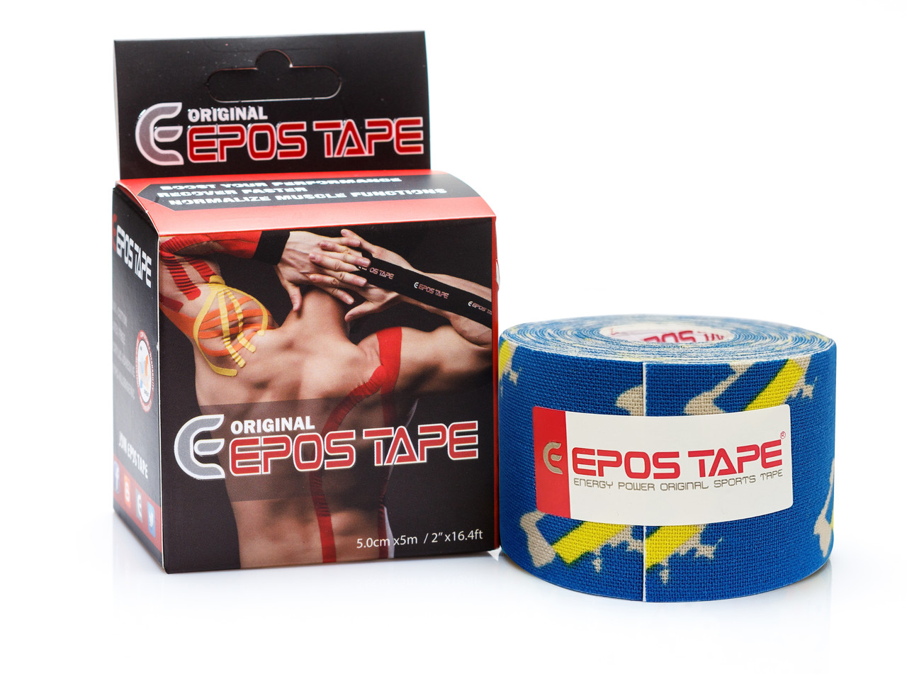 Кінезіо тейп EPOS TAPE 5м, Україна