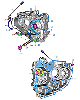 Pulsar RS 200 Фильтр масляный сетчатый JY571030