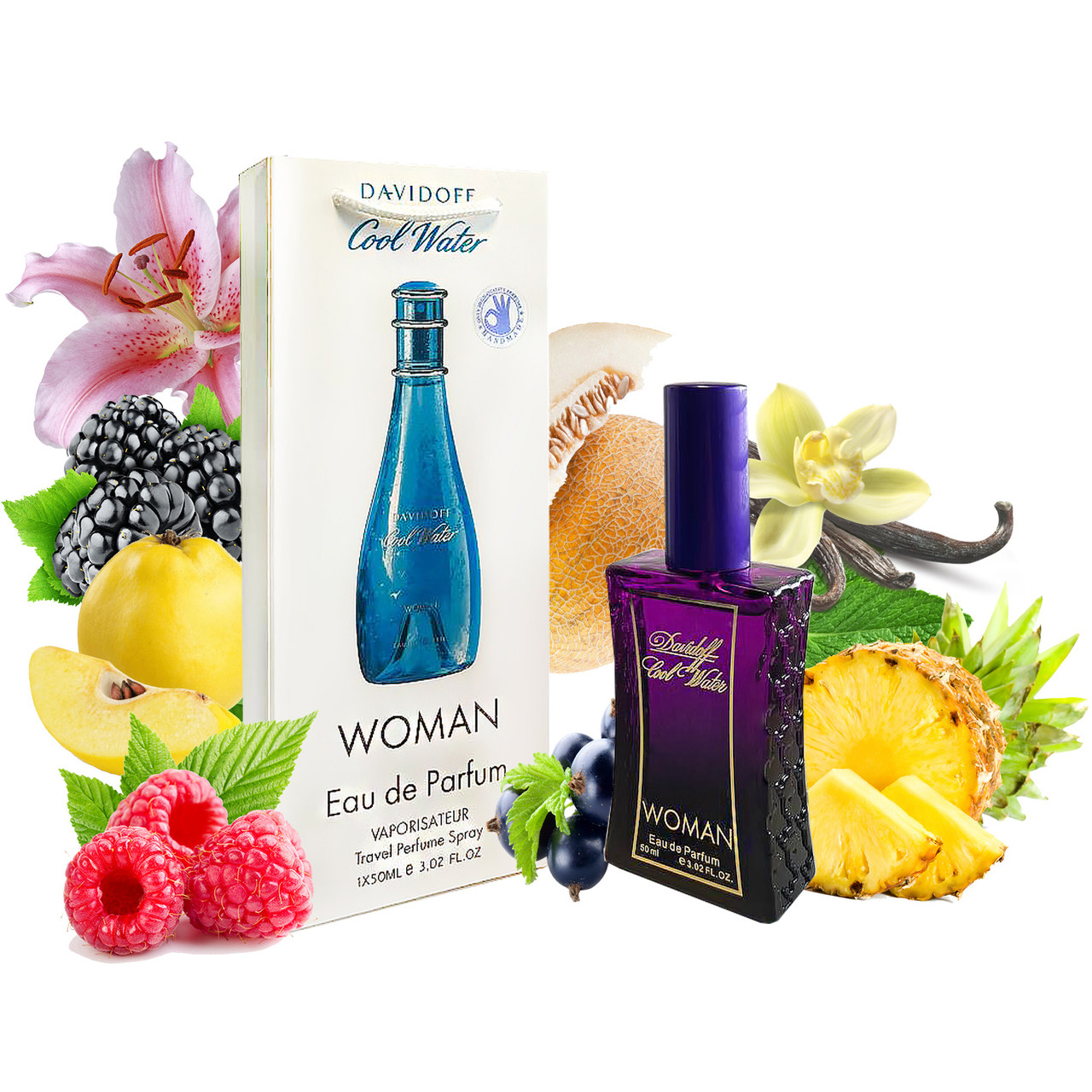 Davidoff Cool Water woman (Давідофф Кул Воте Вумен) у подарунковій упаковці 50 мл.