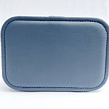 Скринька для прикрас темно-синій шкірозамінник, фото 2