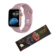 Cмарт Часы X22 PRO smart watch оригинал - Розовый