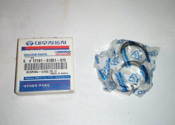 Вкладки шатунні Мат із 0.8 (0,75) GM 12181-81051-075