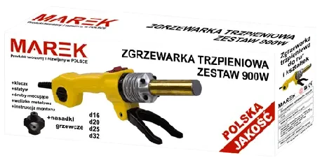 Паяльник стрижневий зі станиною Marek ZT-32 900W, Насадки 20-63 (Польща)