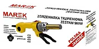 Паяльник стрижневий зі станиною Marek ZT-32 900W, Насадки 20-63 (Польща)