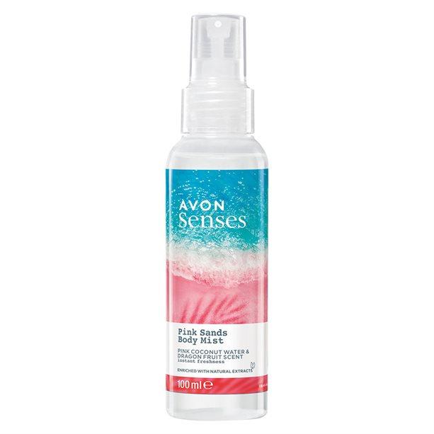 Освіжний лосьйон-спрей для тіла «Райські піски» Pink Sands, Body Mist Avon Naturals, 100 мл