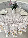 Скатертина кругла Пасхальна гобеленова Limaso Ø160 см., фото 2