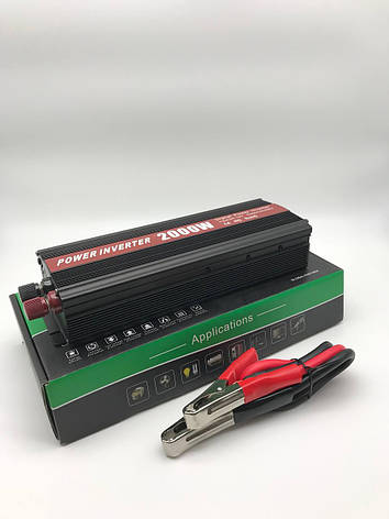 Автоінвертор 12V-220V перетворювач напруги Digital Інвертор 2000W, фото 1