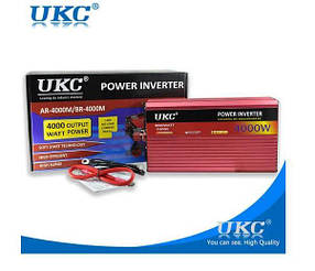 Автоінвертор перетворювач напруги 12V-220V AC/DC AR 4000W плавний пуск XK, фото 3