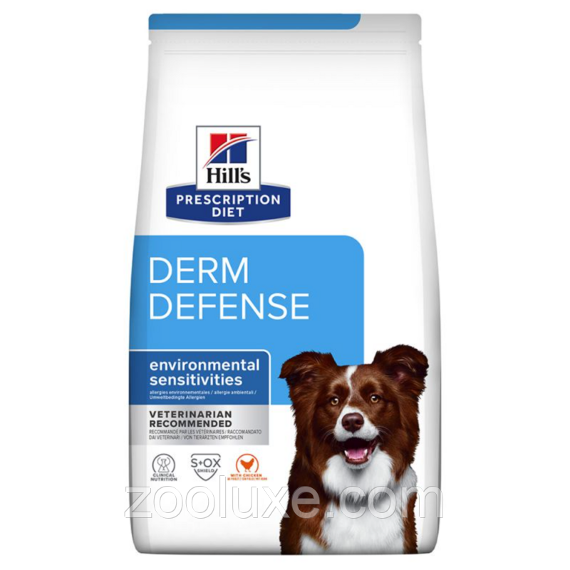 Hills Derm Defense Environmental Sensitivities Chicken 12 кг корм для собак (Hill's Хіллс Хілс)