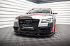 Сплітер Audi S8 D4 (12-15) тюнінг обвіс губа спідниця елерон (V2), фото 3