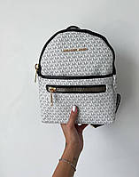Женский городской рюкзак MK Backpack (серый) Gi18012 средний размер качественный красивый с монограммой cross