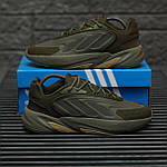 Чоловічі демісезонні кросівки Adidas Ozelia (чорні) стильні повсякденні кроси 2195 Адідас топ, фото 3