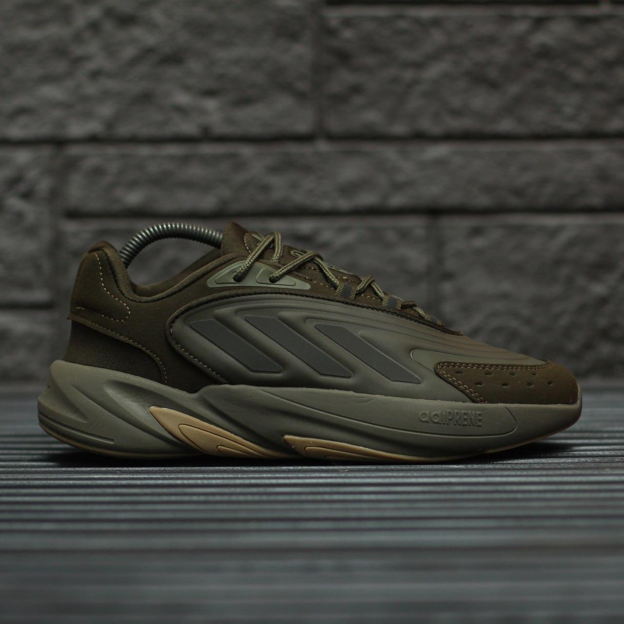 Чоловічі демісезонні кросівки Adidas Ozelia (чорні) стильні повсякденні кроси 2195 Адідас топ, фото 1