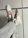 Чоловічі кросівки Nike Air Jordan 1 Seafoam Green (світло-зелені з білим) високі молодіжні кеди К4107 топ, фото 3