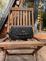 Женская подарочная сумка клатч Guess (черная) Gi5150 стильная красивая сумочка с длинным кожаным ремешком топ