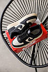 Чоловічі кросівки Nike Air Force 1 Low (чорні з білим) низькі стильні кеди М0715 топ, фото 10