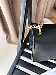 Жіноча сумка-клатч Yves Saint Laurent Classic Black (чорна) torba0029 маленька сумочка на довгому ланцюжку топ, фото 3