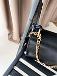 Жіноча сумка-клатч Yves Saint Laurent Classic Black (чорна) torba0029 маленька сумочка на довгому ланцюжку топ, фото 6