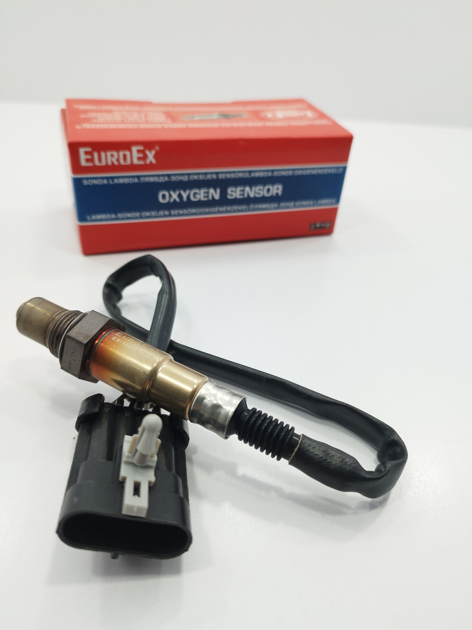 Датчик кисневий (лямбда зонд) 4конт. Авео, Моатиз, Ланос EuroEx Угорщина, фото 1