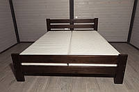 Ліжко деревянне. 120*200 венге, ліжно полуторне Двоспалене. ліжко дерев'яне