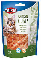 Premio Chicken Cubes куриные кубики для кошек, Трикси 42706 Лакомство Esguisita Crisbits куриные кубики 50гр.