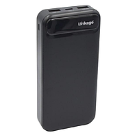 Внешний аккумулятор Power Bank Linkage LKP-21 2xUSB LCD 10000 mAh Black (3_02406)