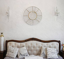 Настінне дзеркало Колесо зі скла та металу