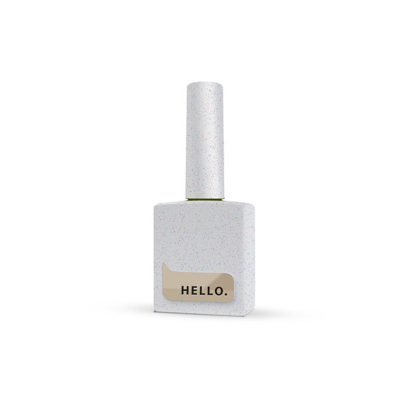 HELLO GEL POLISH STARLIGHT, ГЕЛЬ-ЛАК, СРІБНИЙ З ГОЛОГРАФІЧНИМИ ТА СВІТЛОВІДБИВАЮЧИМИ ЧАСТИНКАМИ, 15 ML