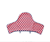 Покриття на крісло ANTILOP , синій/червоний