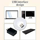 Лампочка USB LED 1Вт 6000К холодний білий, лампа для павербанку, фото 3