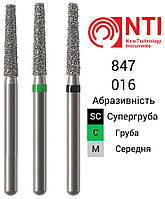 847-016-FG NTI Бор Алмазный конус с плоским концом для турбинного наконечника 847.314.016