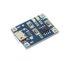 TP4056 модуль плата заряду літієвих LI-ION акумуляторів 18650 - micro USB