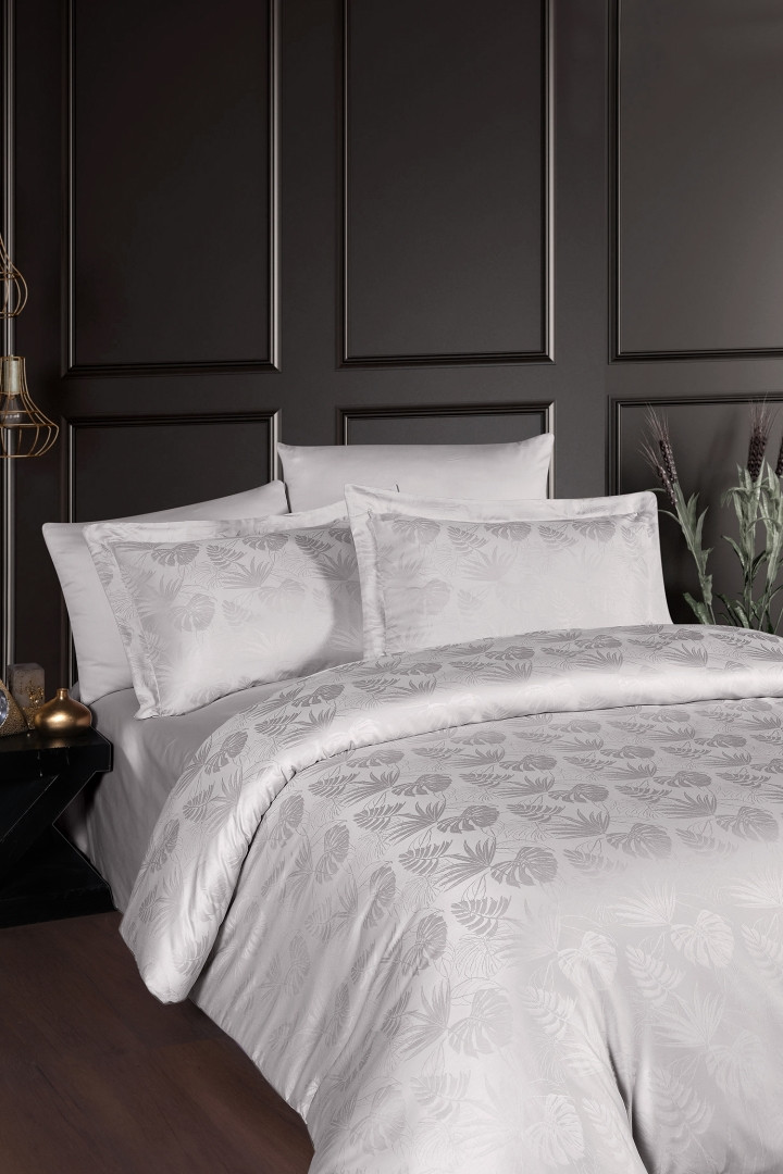 Турецька Постільна Білизна First Choice Jacquard Satin Nichol Raindrops